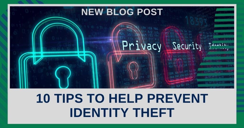 10 tips to help prevent identity theft